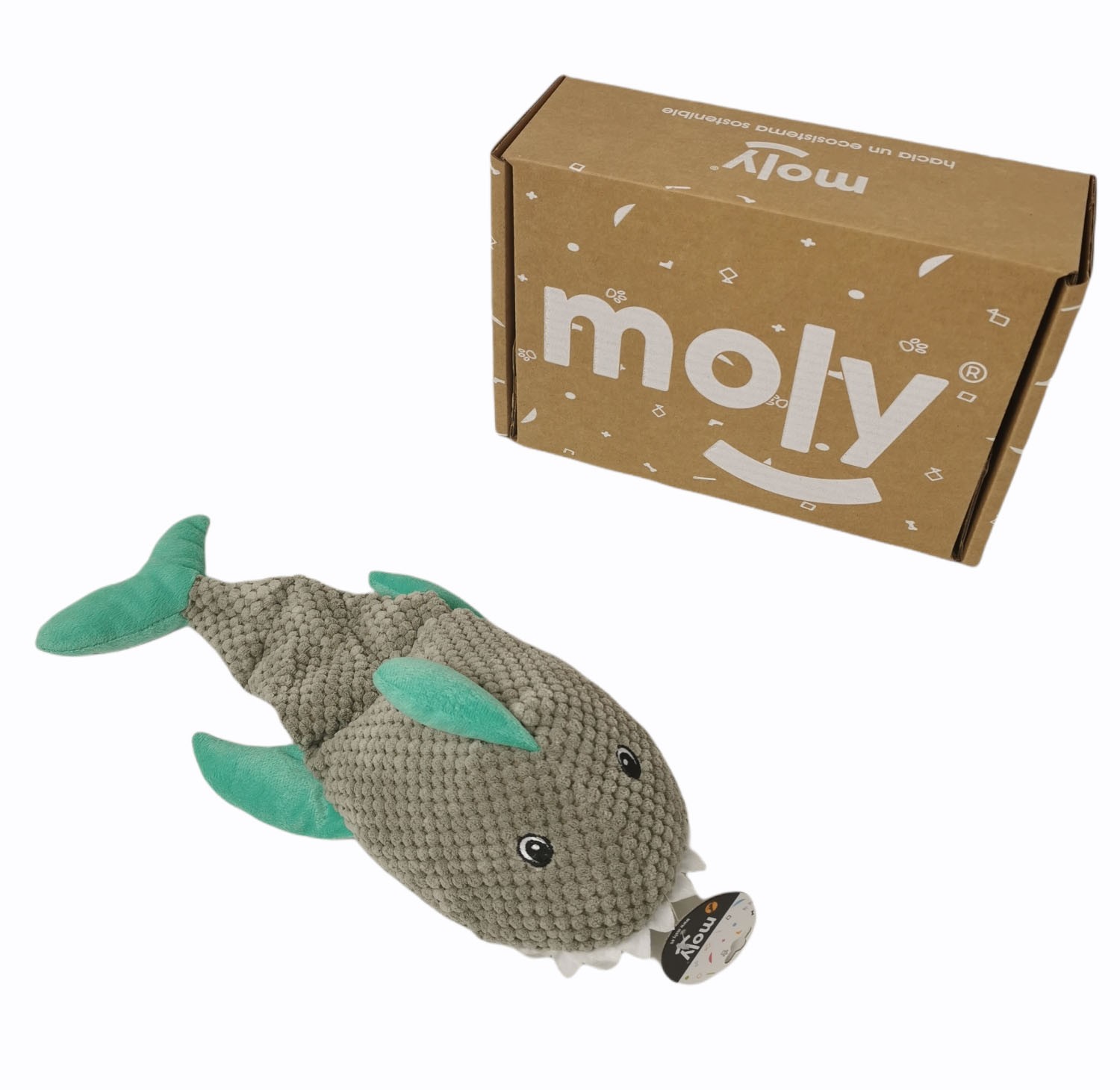 Juguete para perros peluche tiburon 37 cm