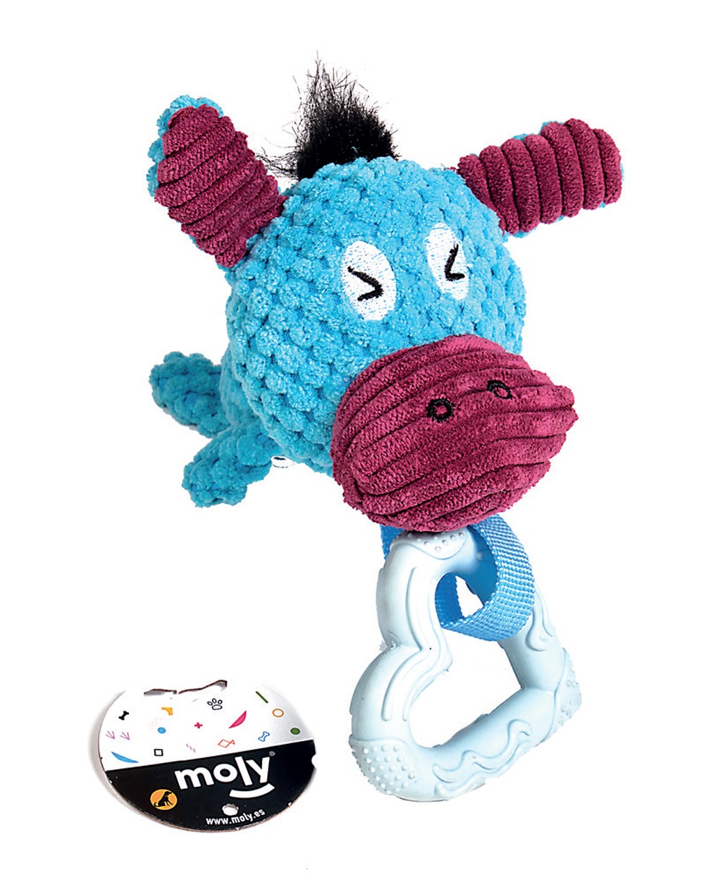 Juguete peluche punk c-mordedor 22x12 cm