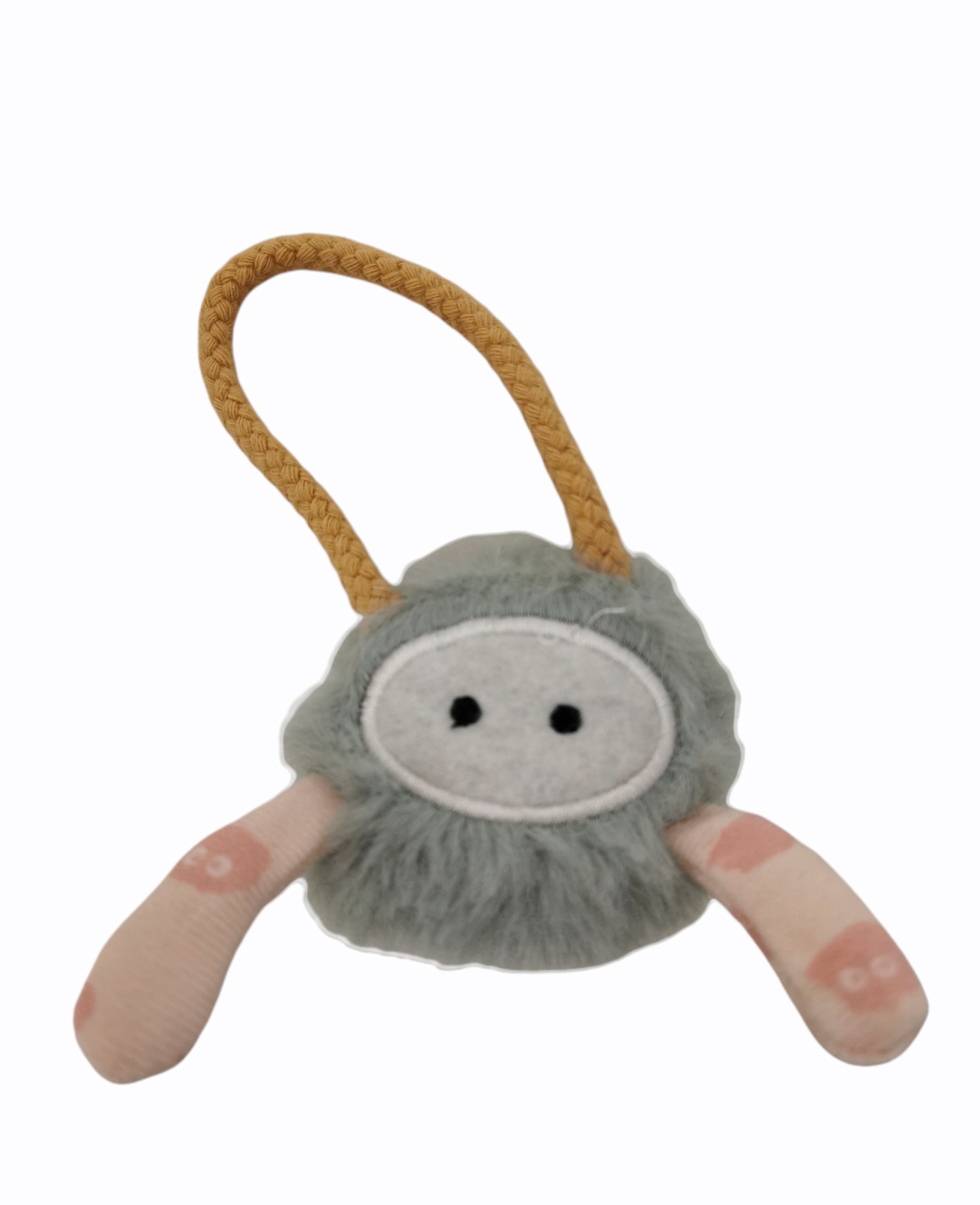 Juguetes para perros y gatos space 10 cm con cuerda natural moly