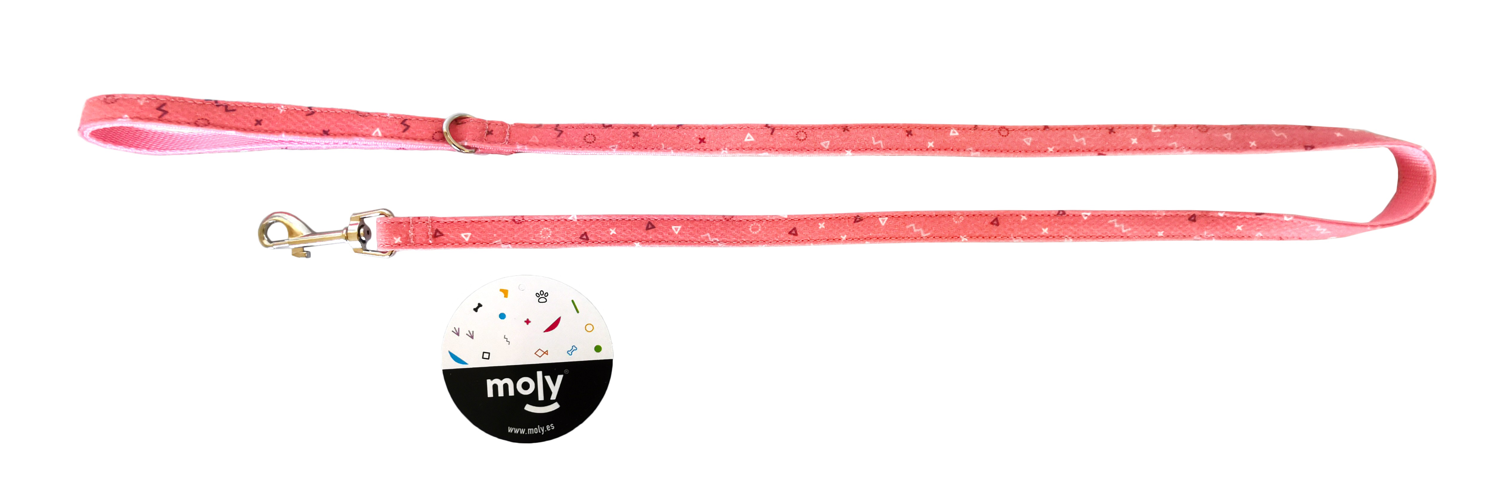Ramal para perros diseno moly salmon