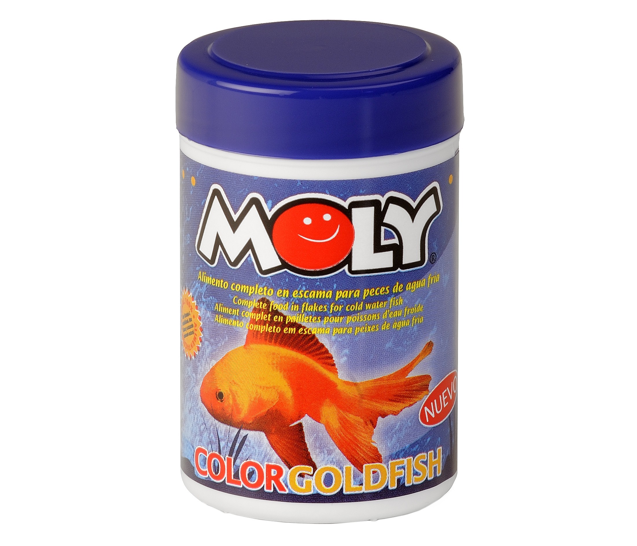 Comida para peces de agua fria moly goldfish escamas