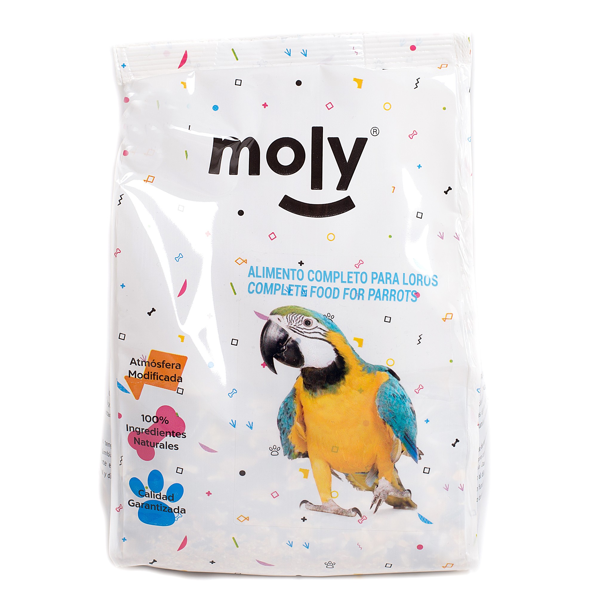 Mixtura loros y cotorras moly 600 gr
