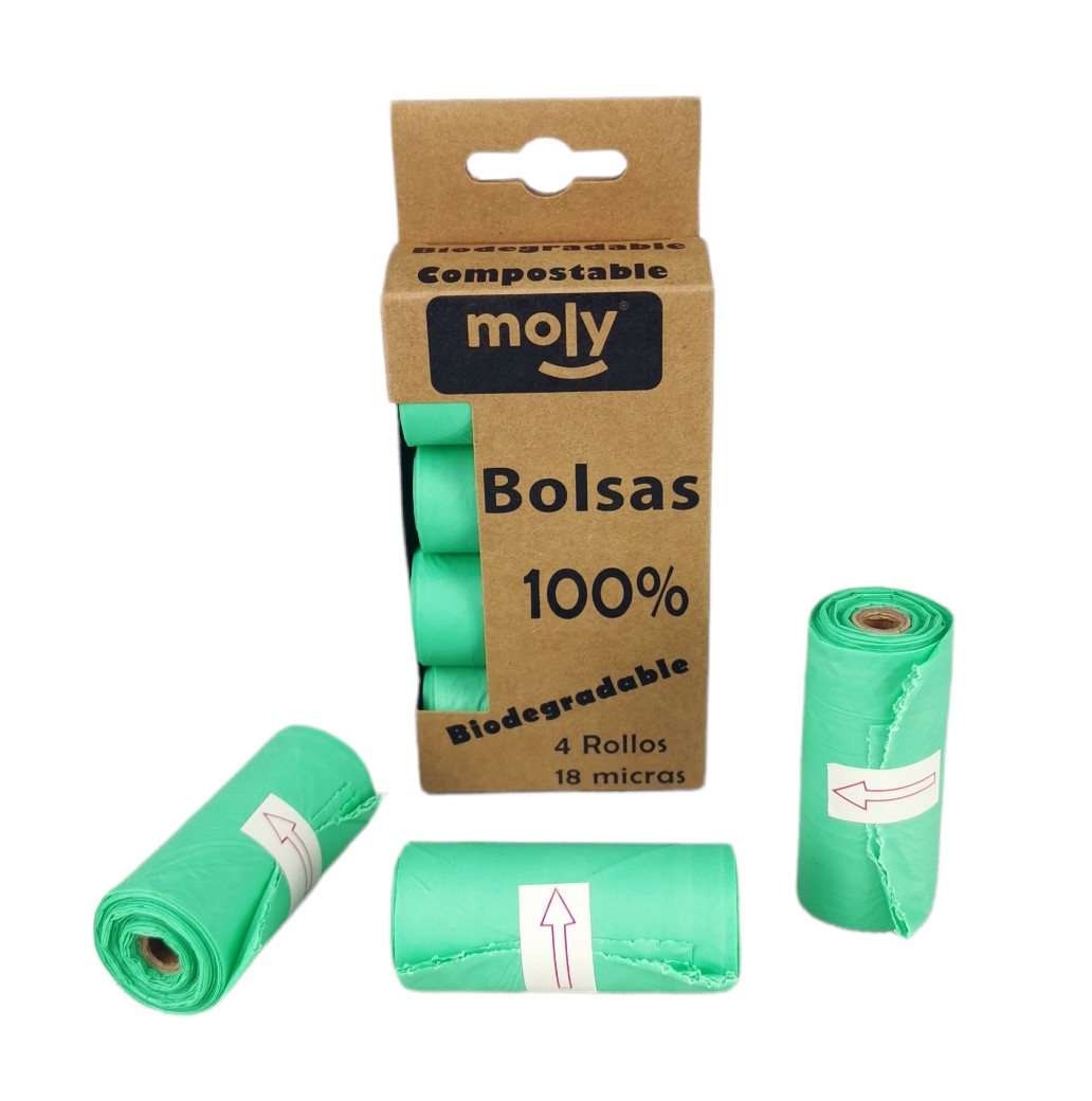 Bolsas excrementos para perros biodegradables