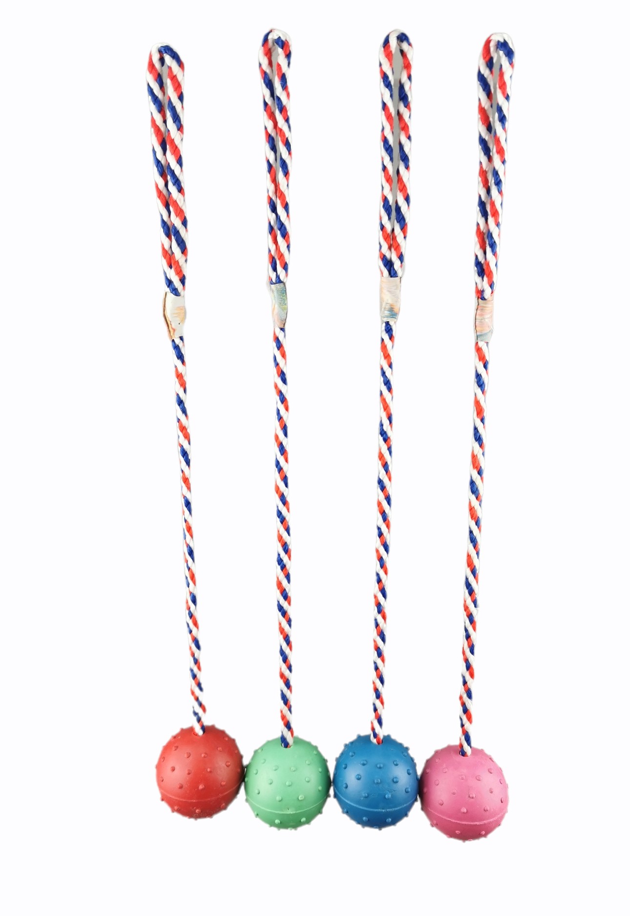Pelota caucho 6cm c-ramal nylon