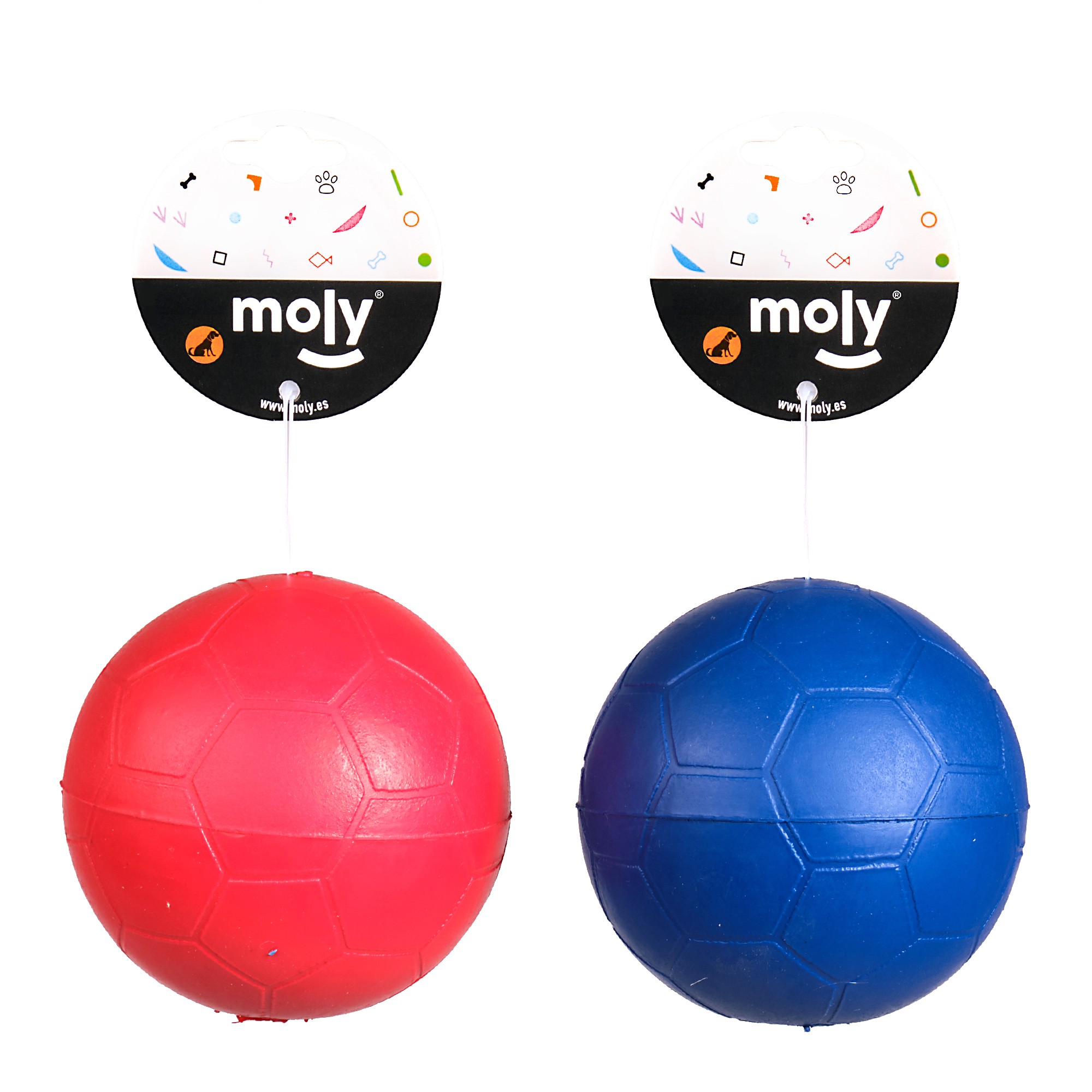 Pelota caucho c- sonido 65 cm