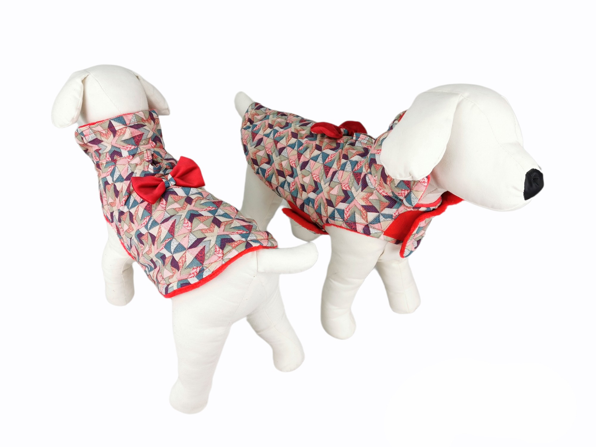 Abrigo para perros damasco