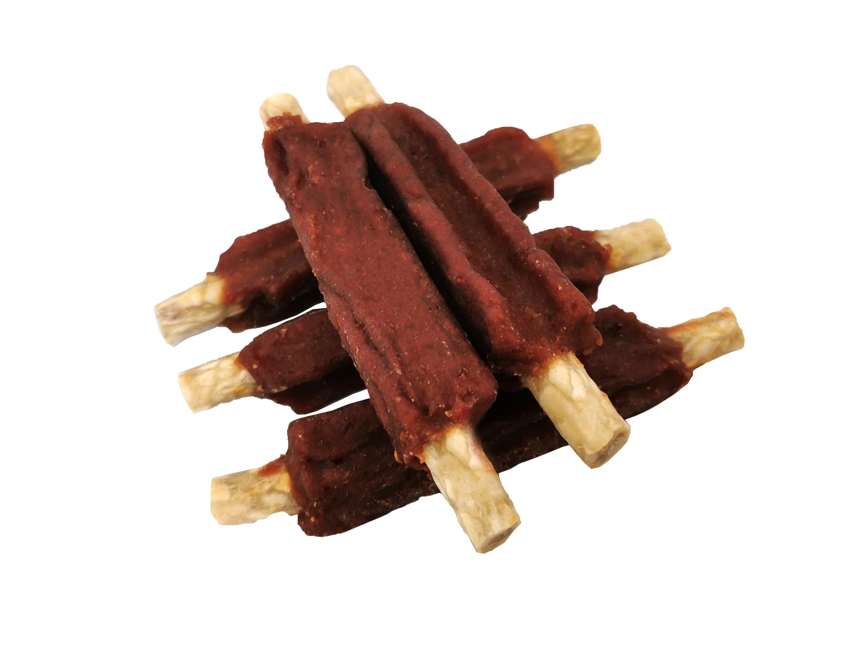 Snack para perros costilla pollo natural con stick