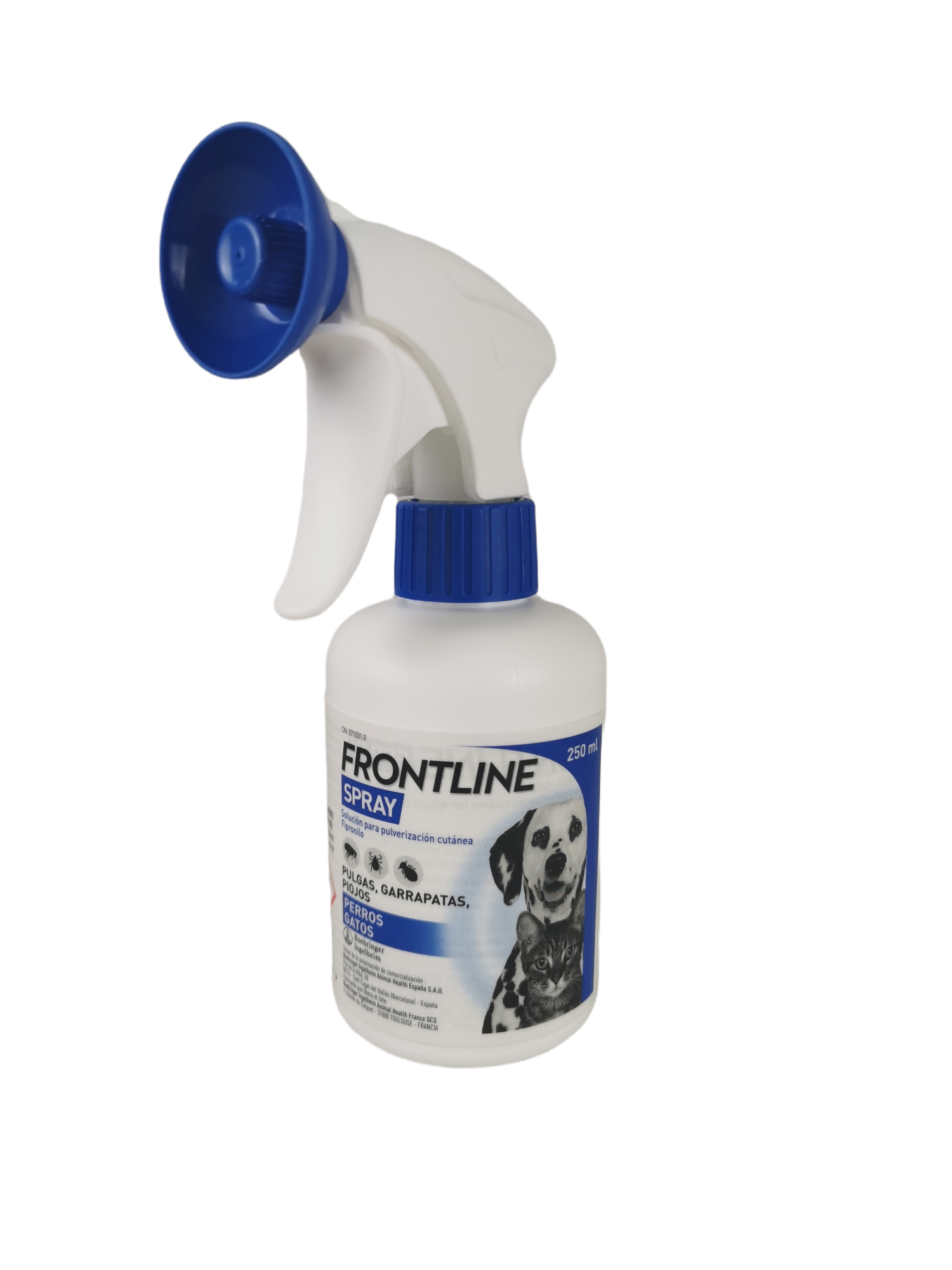 Frontline spray antiparasitario para perros y gatos250 ml