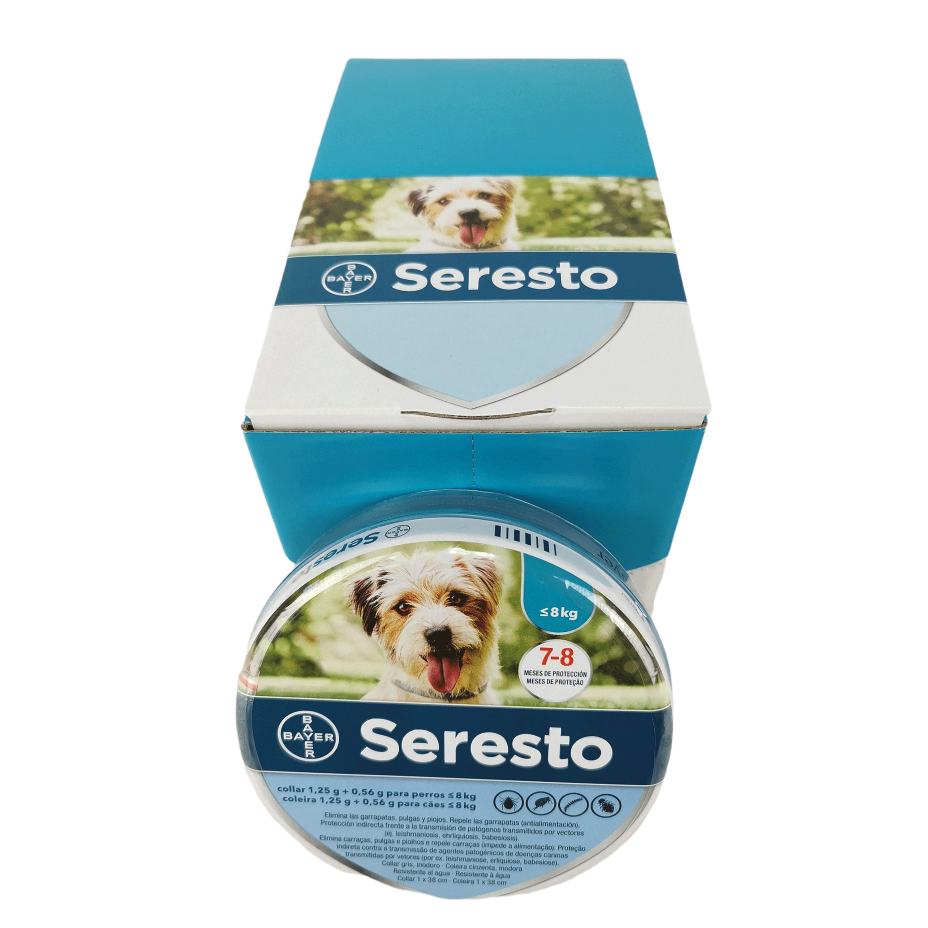 Collar seresto antiparasitario para perros menos de 8 kg
