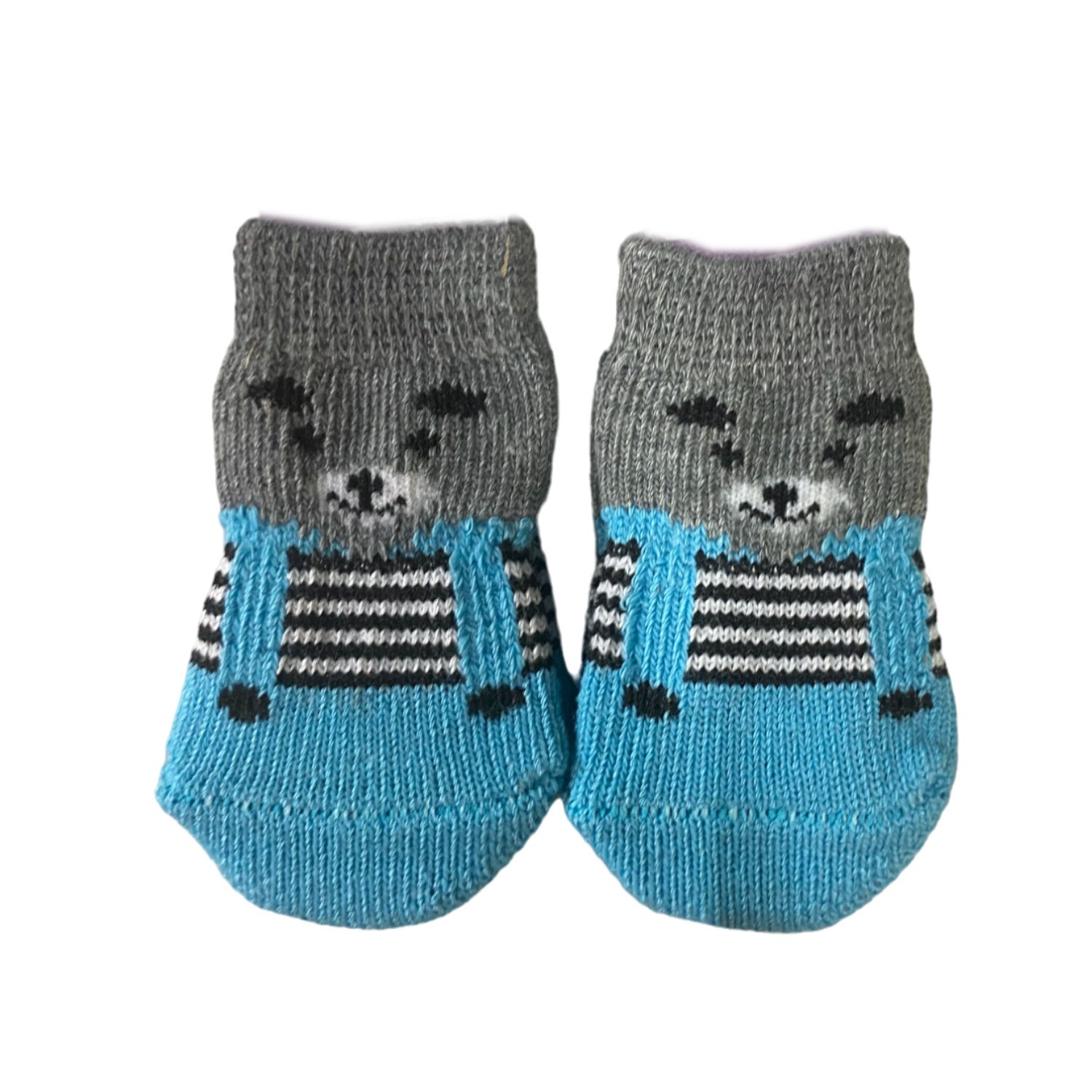 Calcetines para perros con base de silicona talla l
