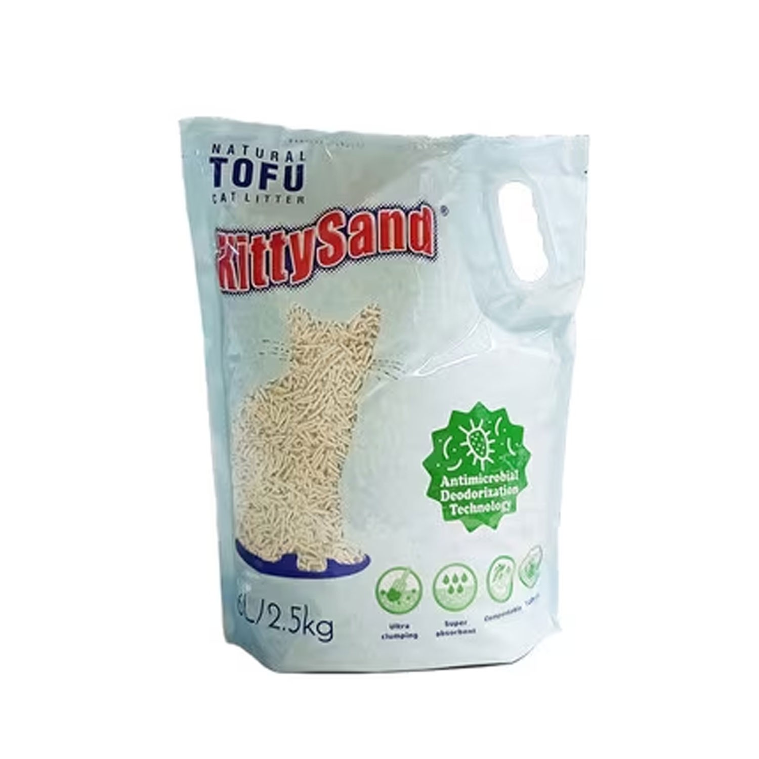 Arena de tofu aromas 2.5 kg 6 litros