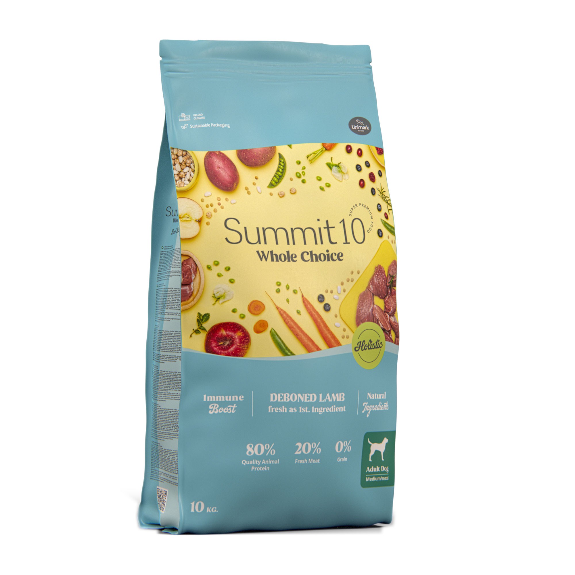 Comida para perros summit whole choice cordero 10 kg