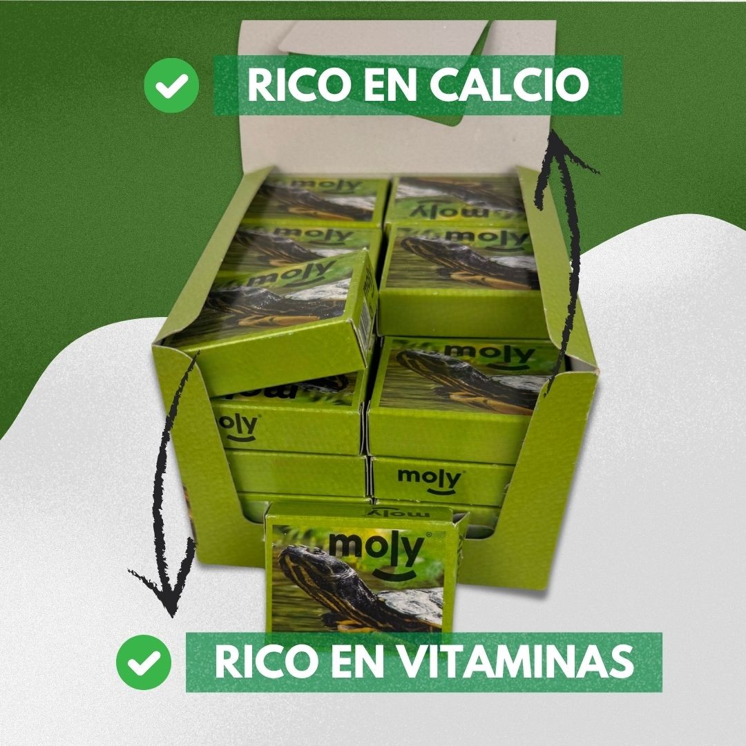 Moly calcio tortugas expo x 30 calcios vitaminados