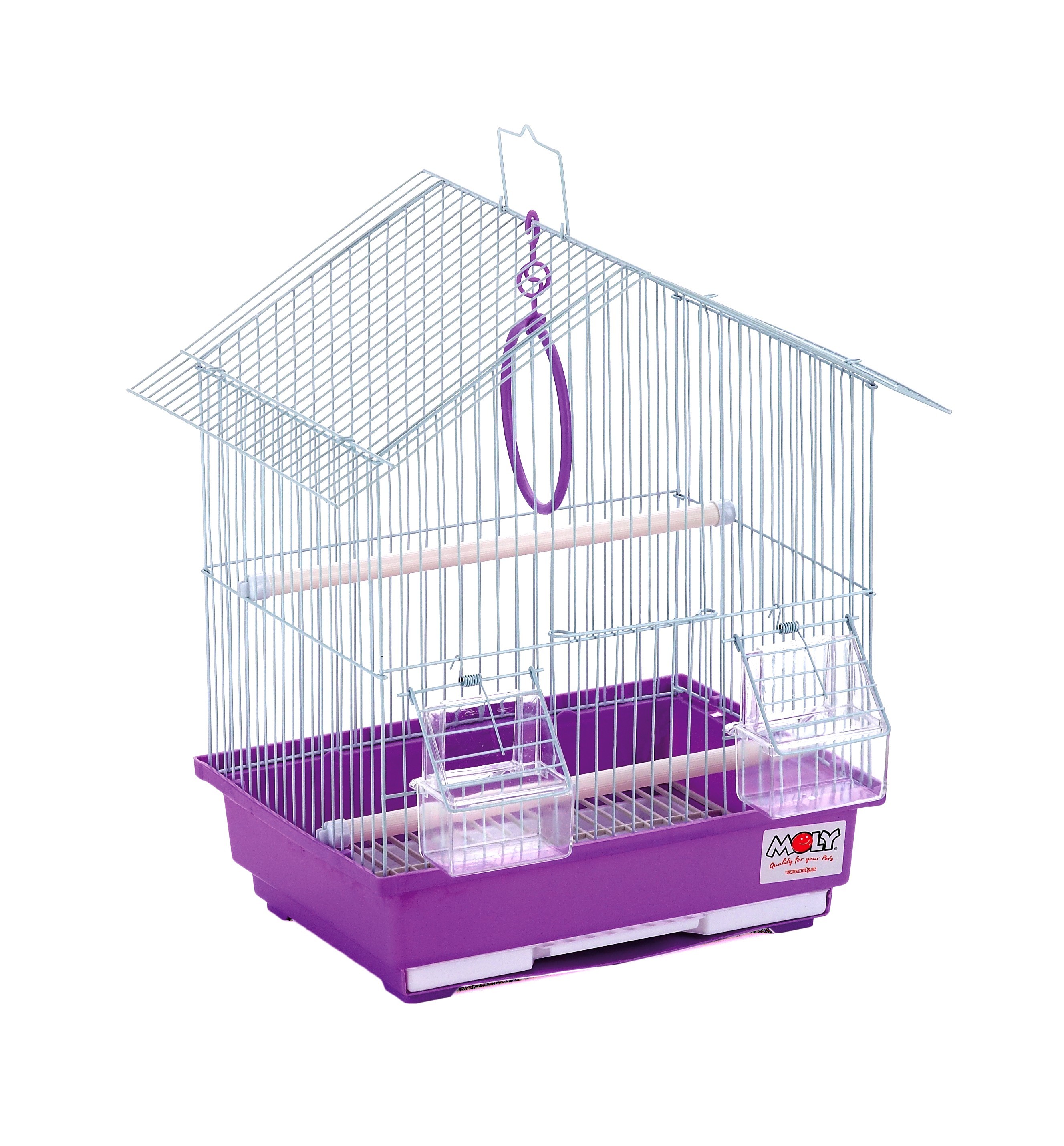 Jaula rectangular para pajaros