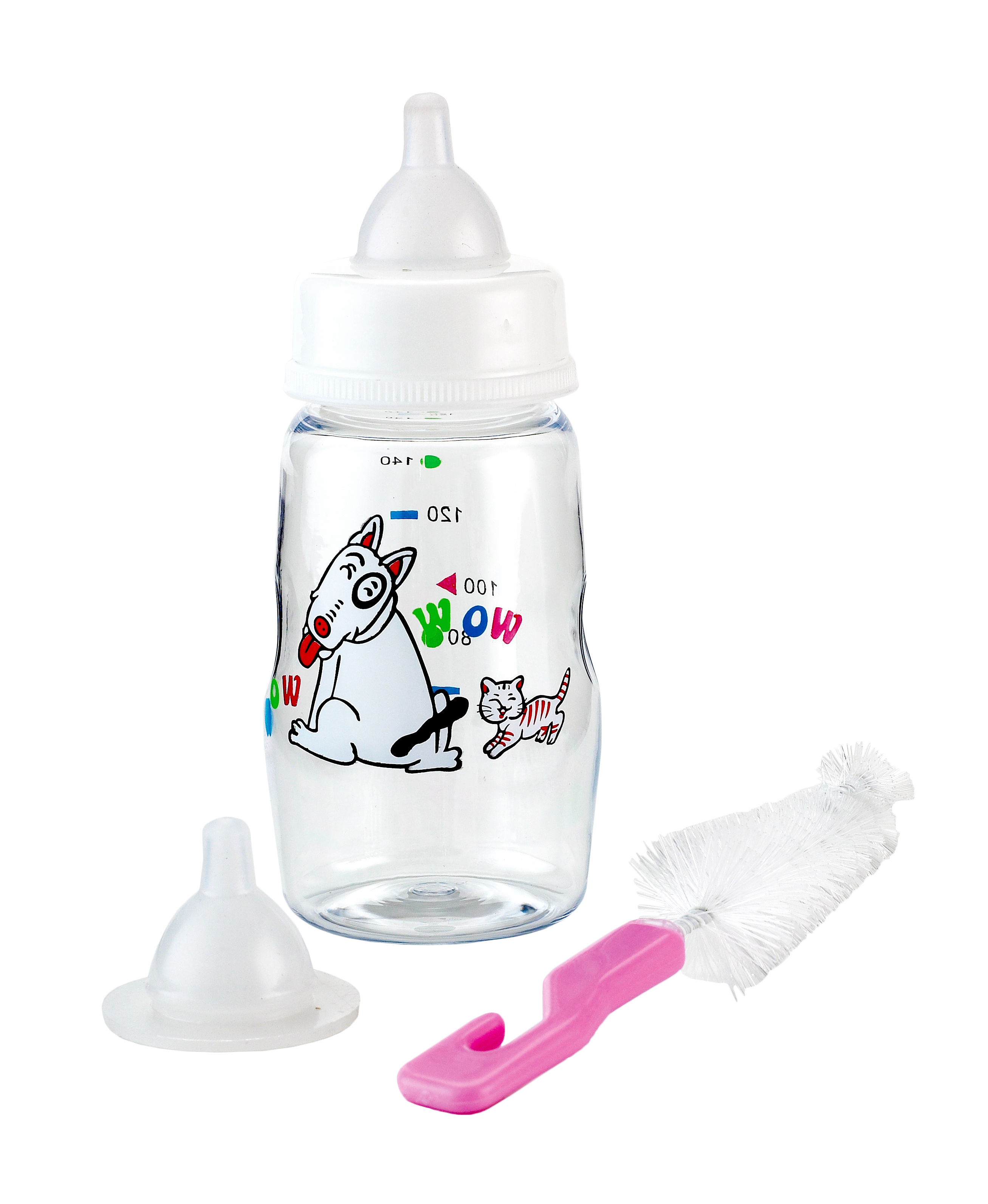 Biberon con kit de limpieza
