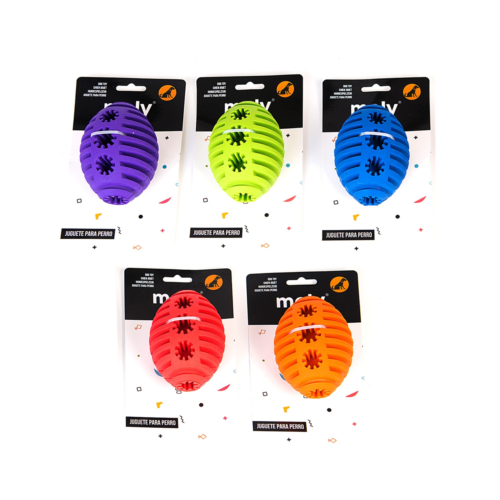 Pelota rugby caucho m
