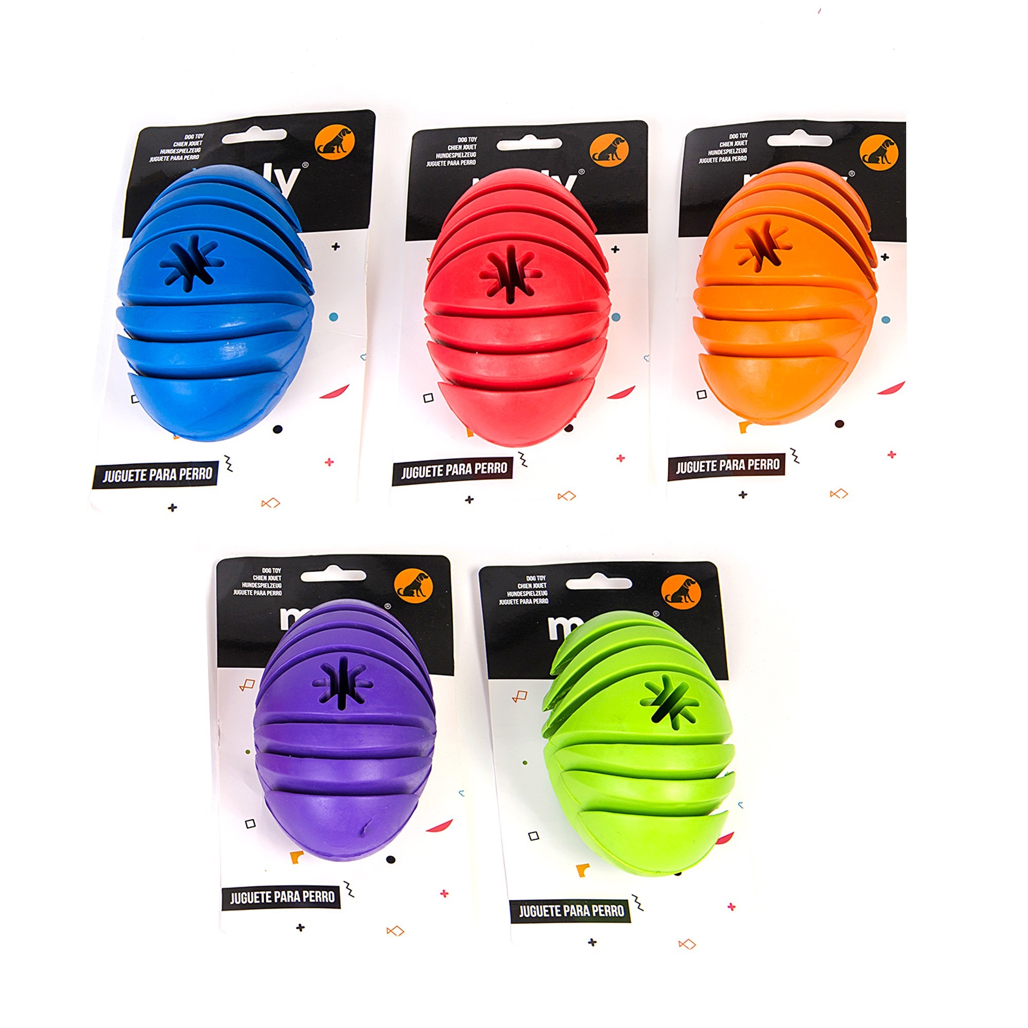 Pelota rugby caucho l