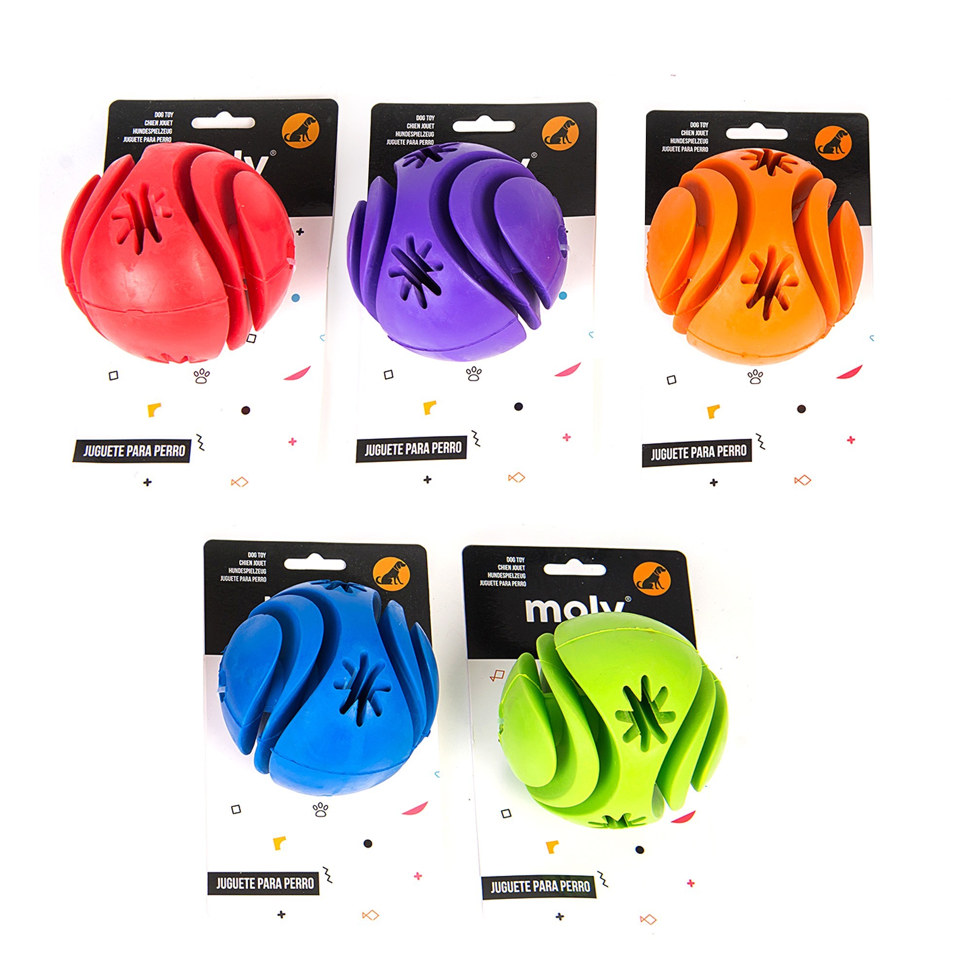 Pelota dental caucho