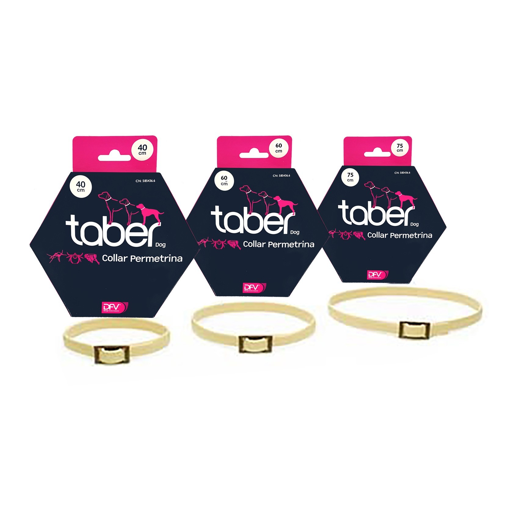 Taberdog collar permetrina 75 cm