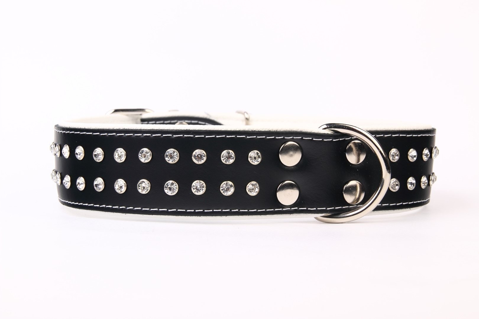Collar piel luxury cristal 75 cm