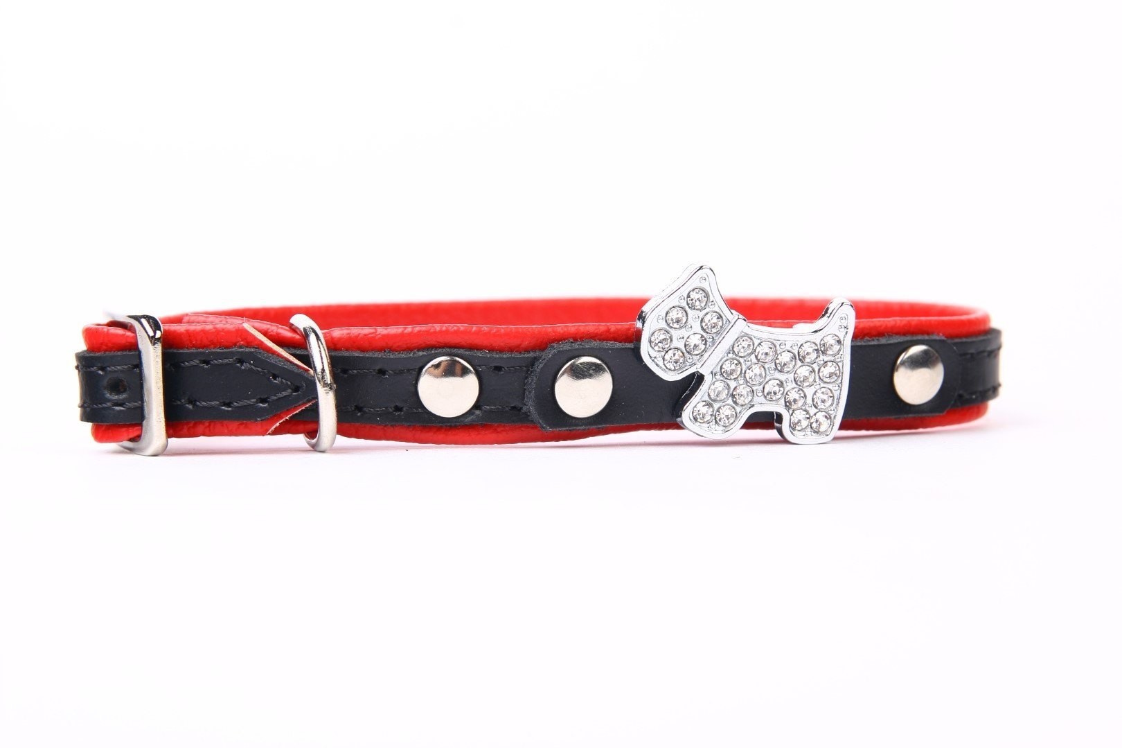 Collar piel luxury joya 30 cm