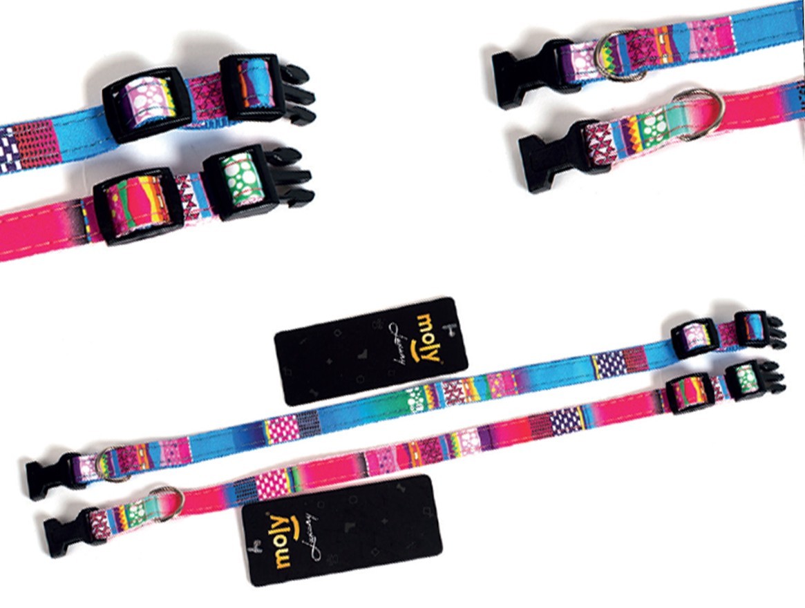 Collar piel luxury fantasia 30-47 cm