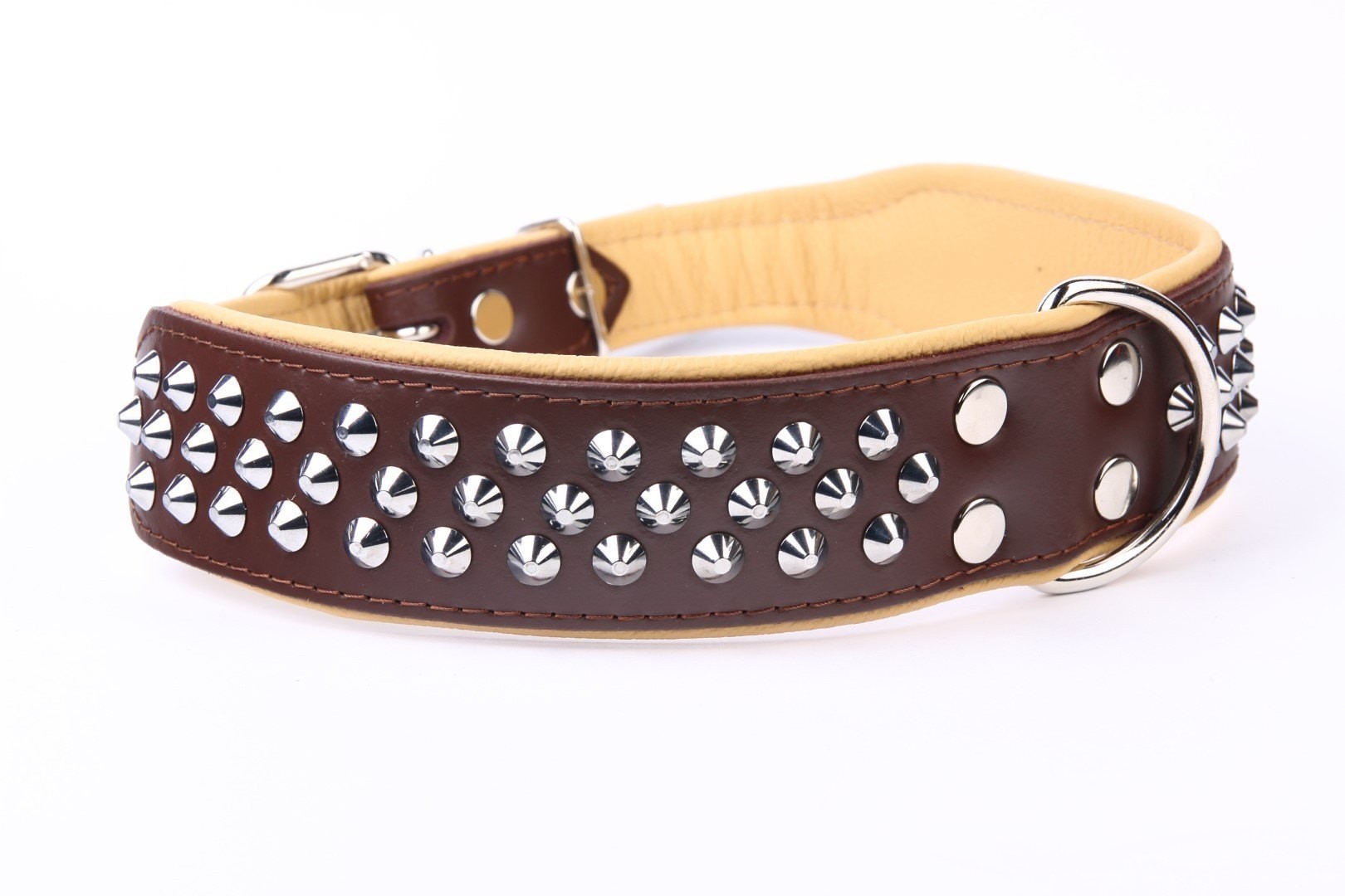 Collar piel luxury clavo 75 cm