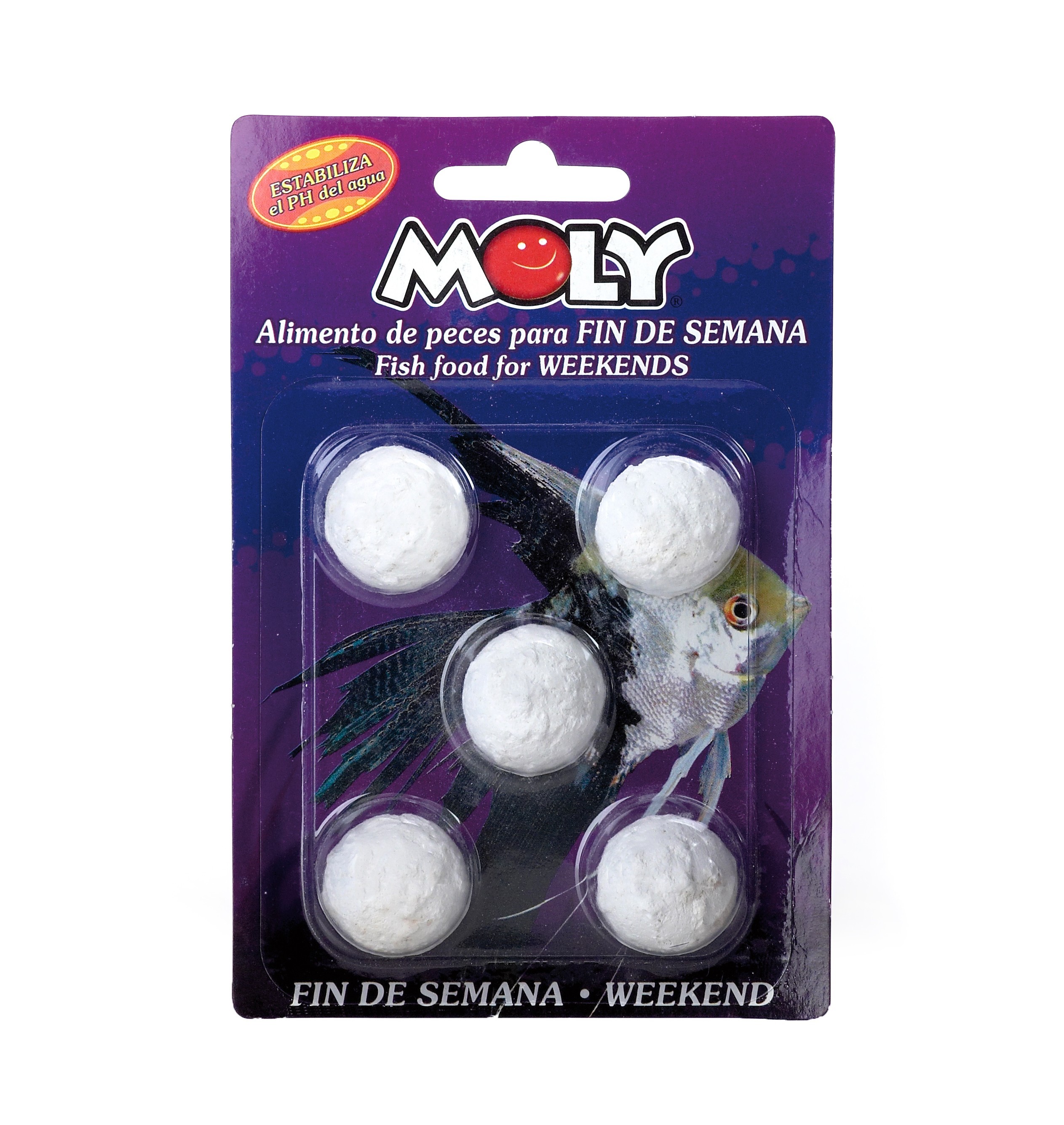 Alimento para peces fin de semana moly