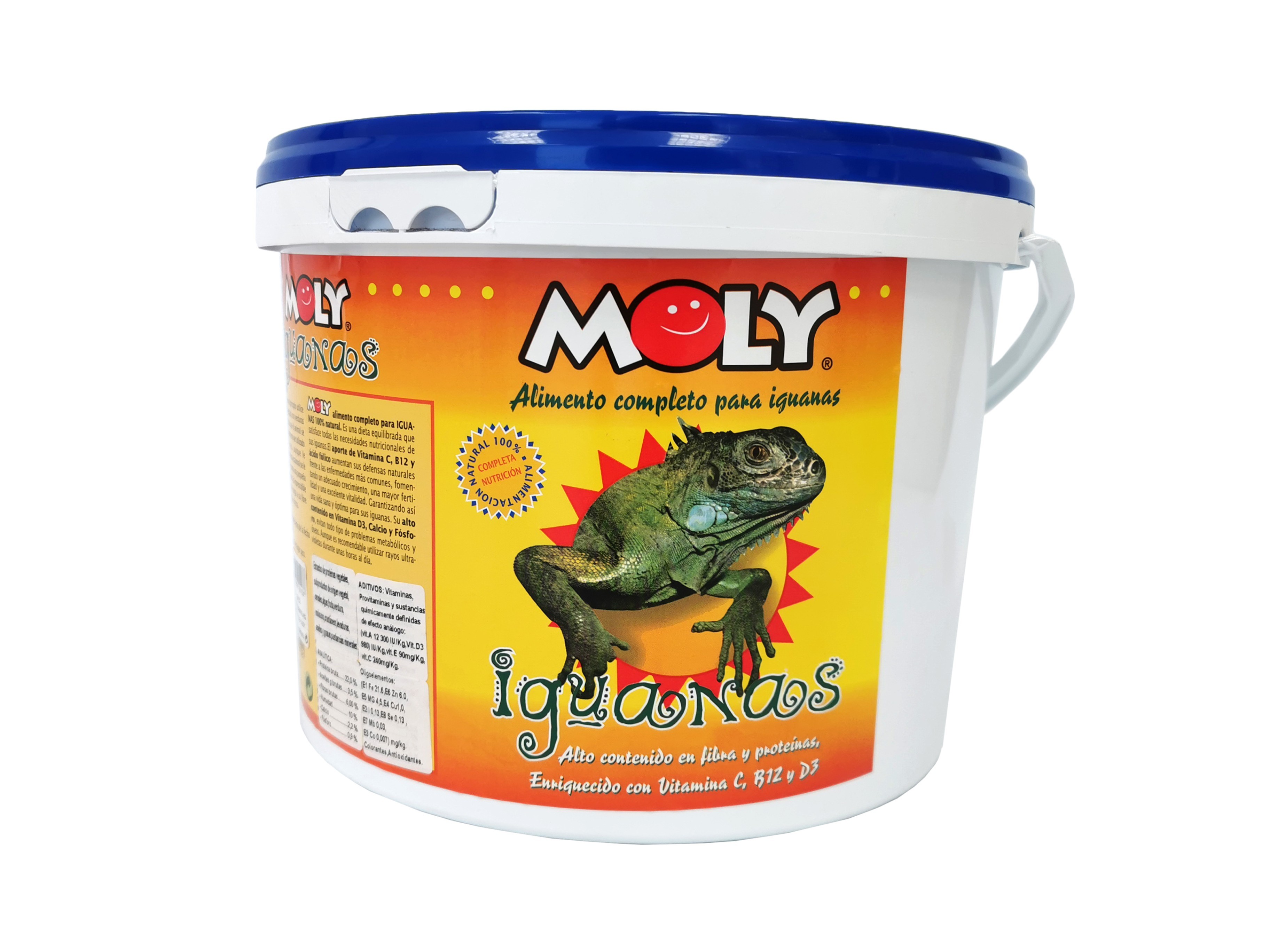 Moly iguanas  3kg profesional 88 l