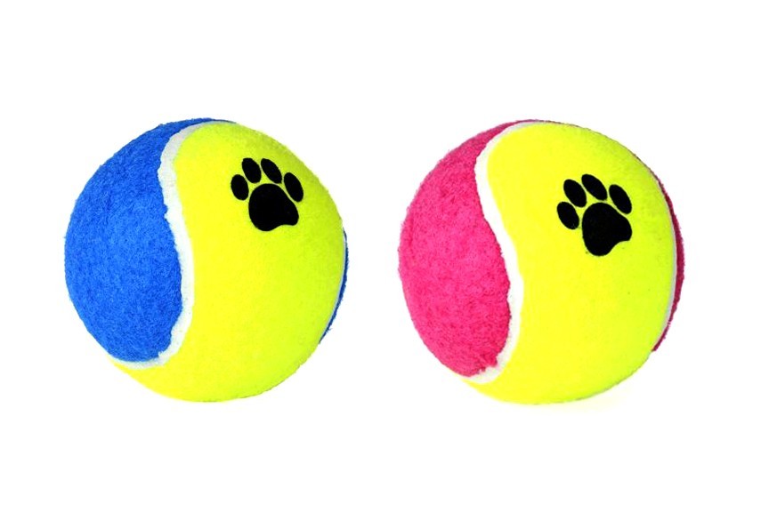 Pelota tenis 10cm c-huellas