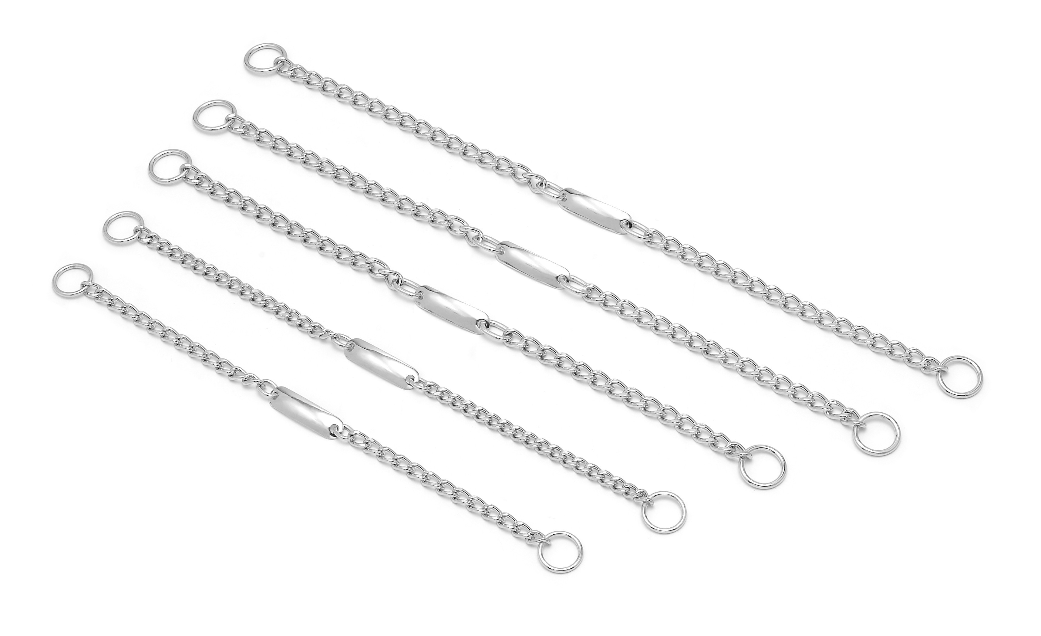 Collar cadena c-placa 40cm x 3mm