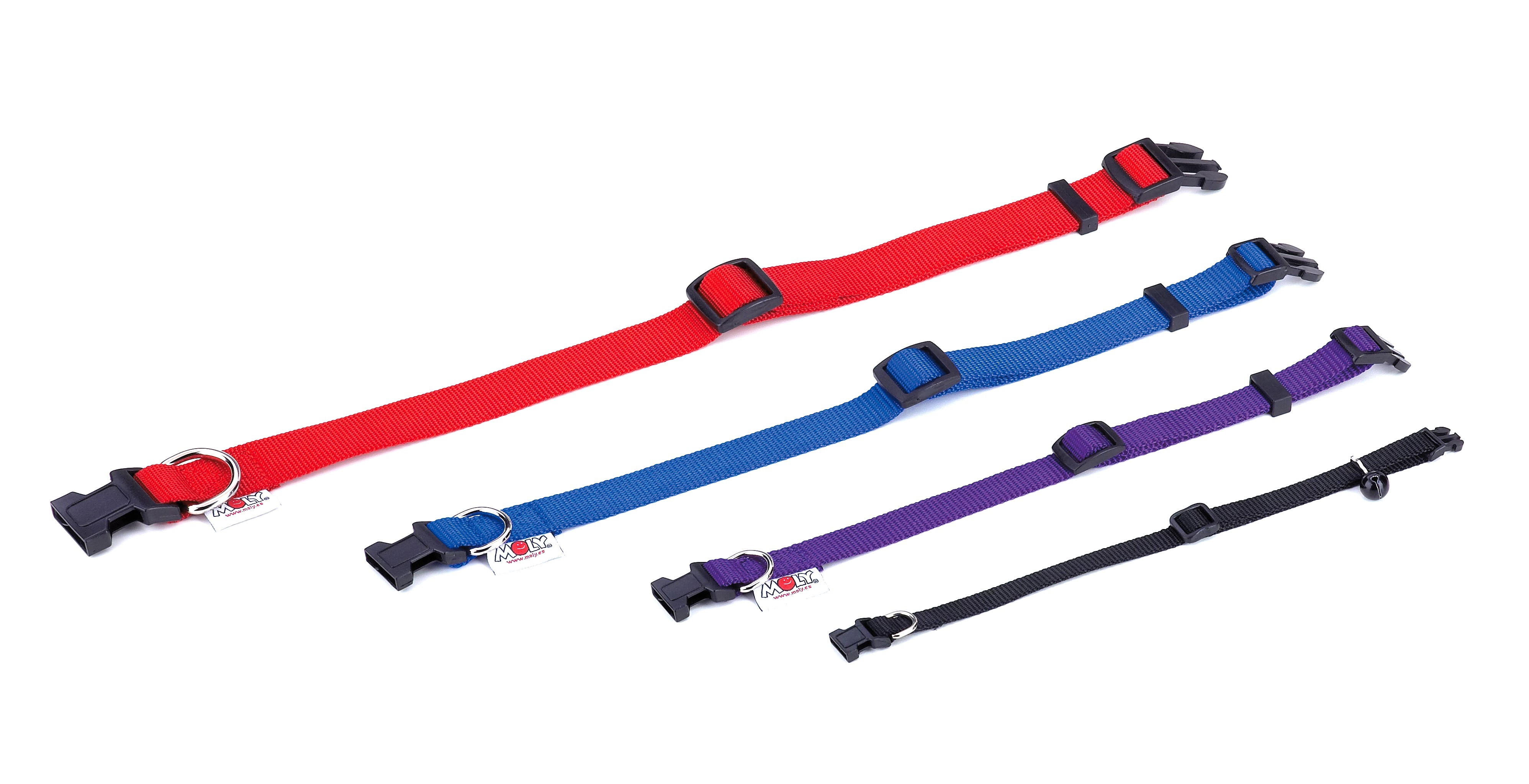Collar nylon liso 25-40cm x 15cm